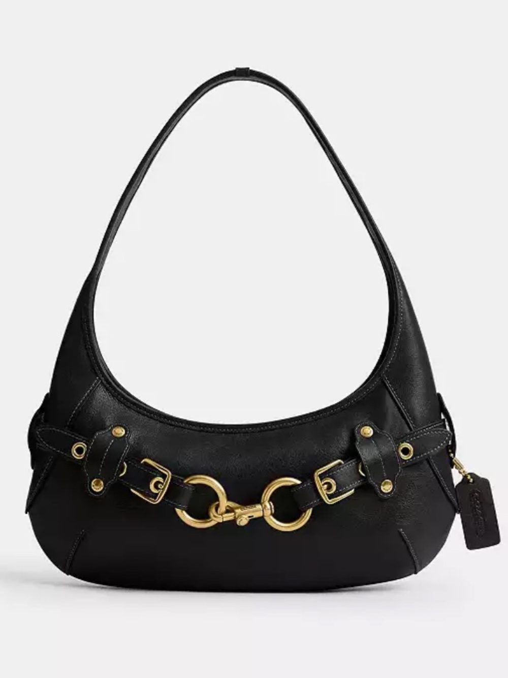 NWT Coach Belted Ergo Shoulder Bag in Black